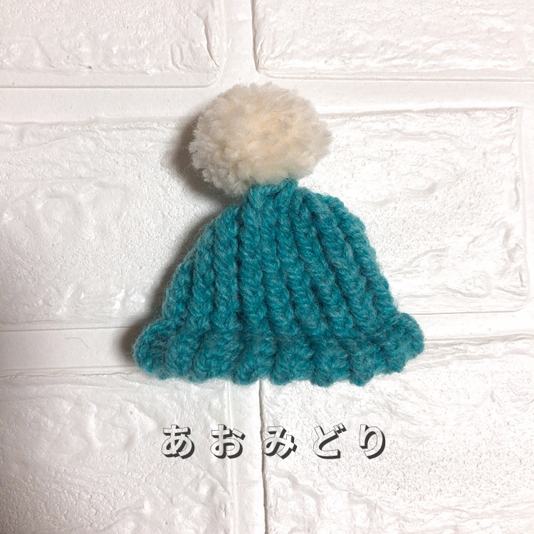 ぬいBBAの手編み!ニット帽!