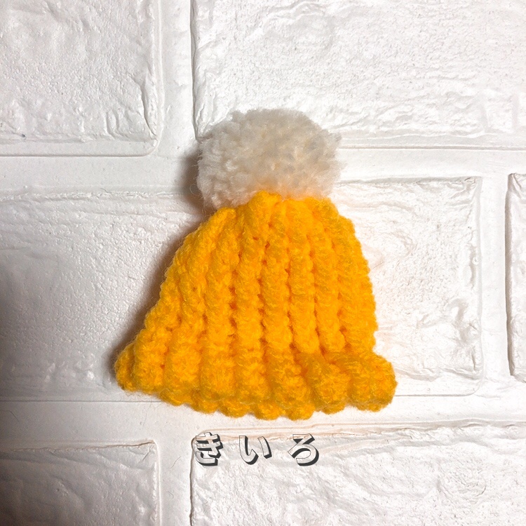 ぬいBBAの手編み!ニット帽!