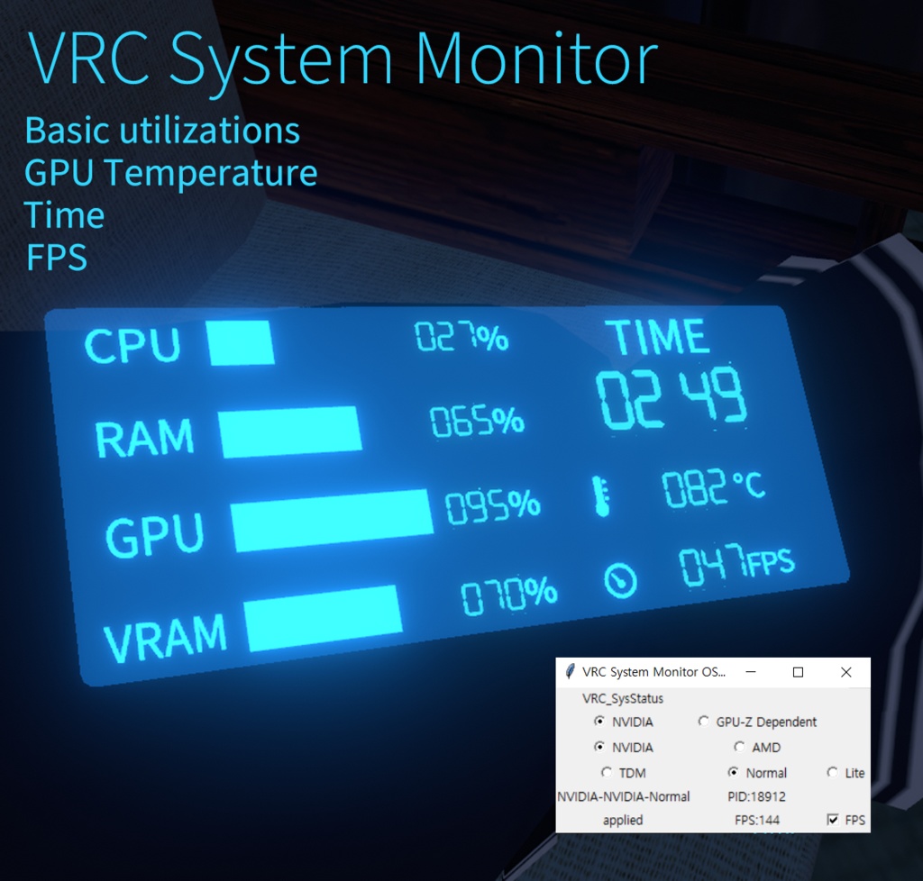 VRC System Monitor