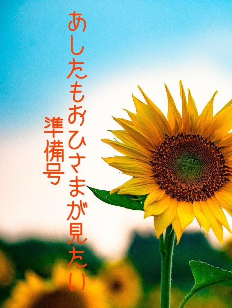 【匿名配送】あしたもおひさまが見たい・準備号