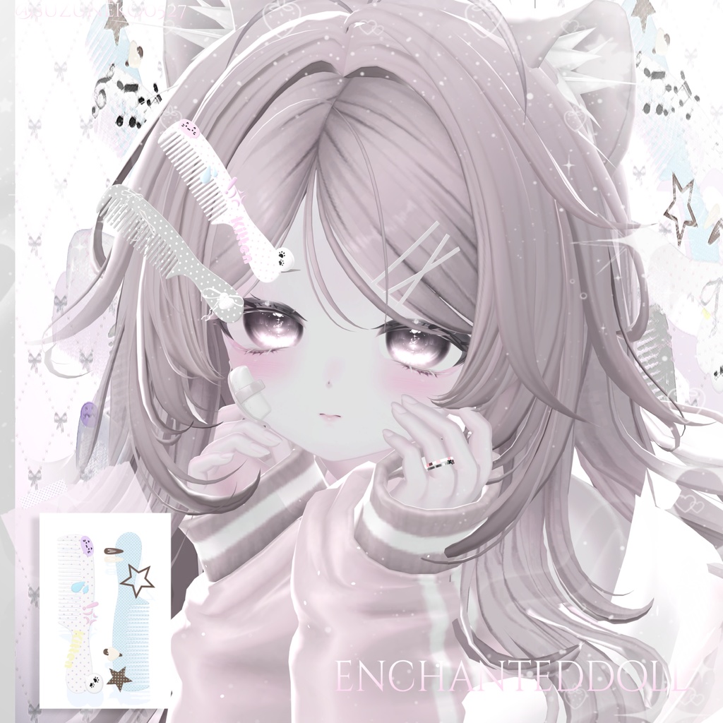 【無料/FREE】˚୨୧ ₊⊹Hair Comb Clip⋆ 。୨୧˚ ₊˚