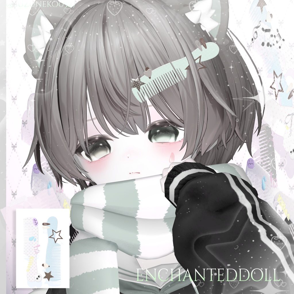 【無料/FREE】˚୨୧ ₊⊹Hair Comb Clip⋆ 。୨୧˚ ₊˚