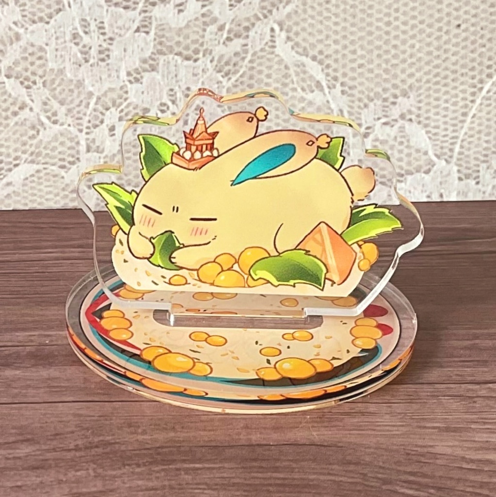 丹精込めたｳｻﾁｬﾝアクスタッ‼