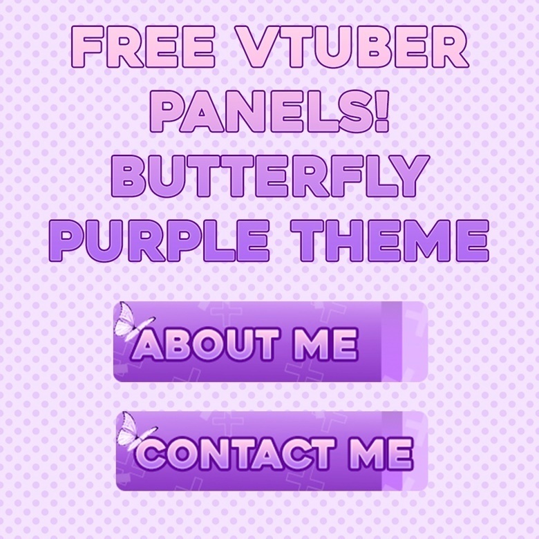 VTuber Panels for Streams (Butterfly-Style)