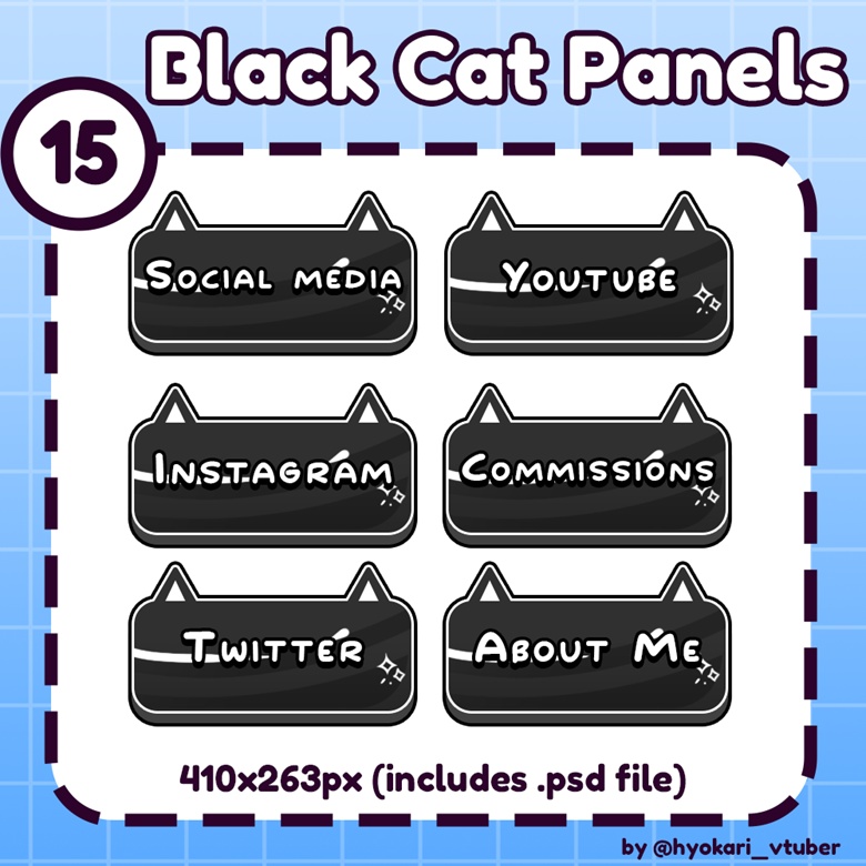 Black Cat Panels