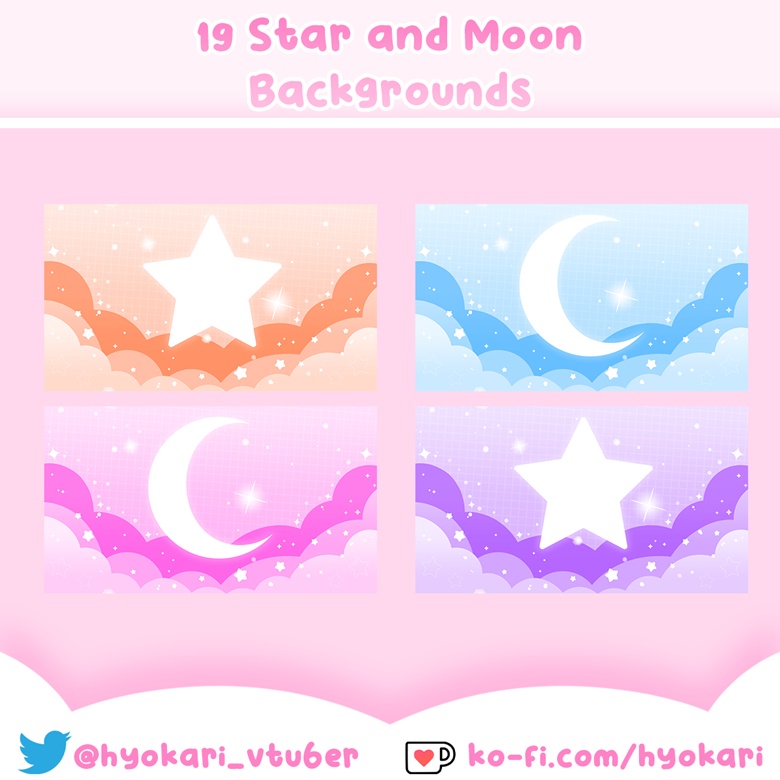 Star and Moon Backgrounds