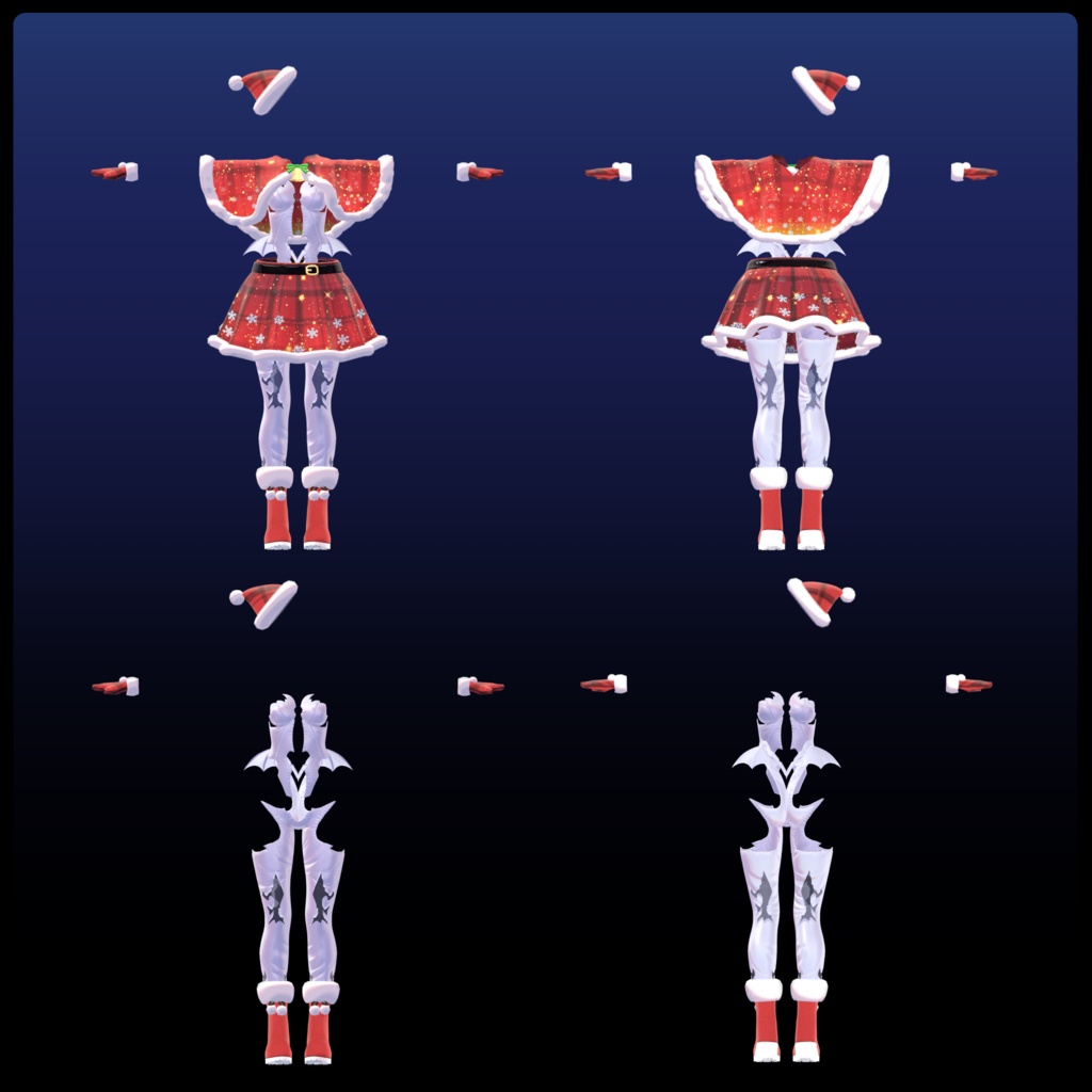 【しなの用衣装】succubus_santa【MA設定済み】