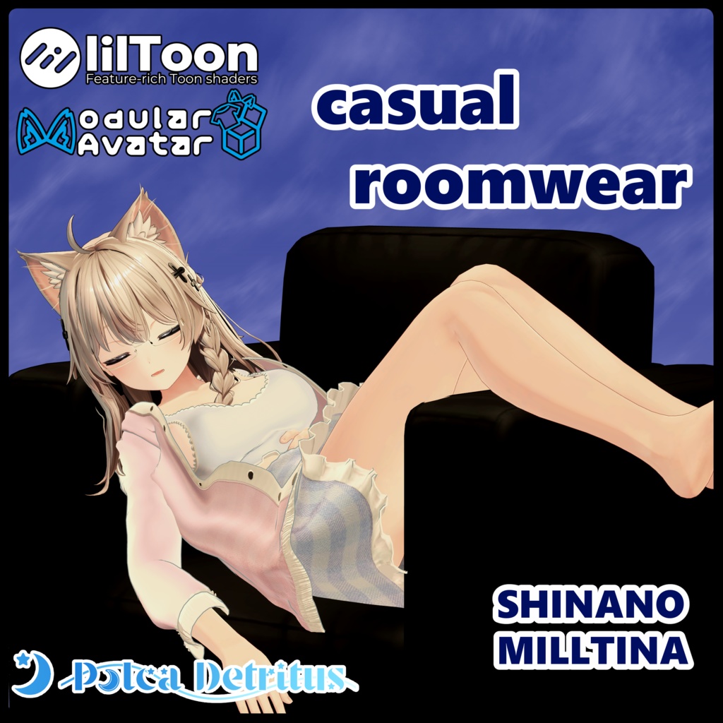 【2アバター対応】casual_roomwear【MA設定済み】