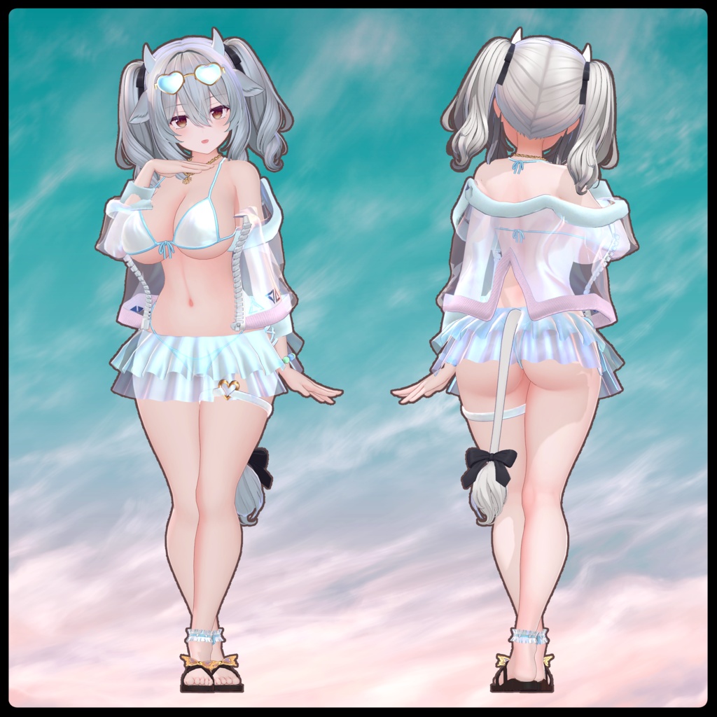 【2アバター対応】AquaLuminous【MA設定済み】