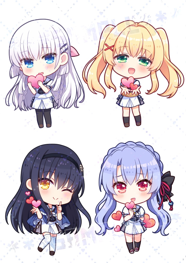 サマポケ無印ヒロインアクスタセット