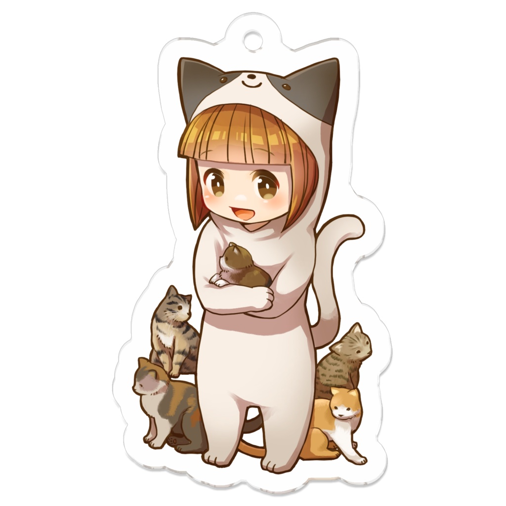 キグルミちゃんアクリルキーホルダー