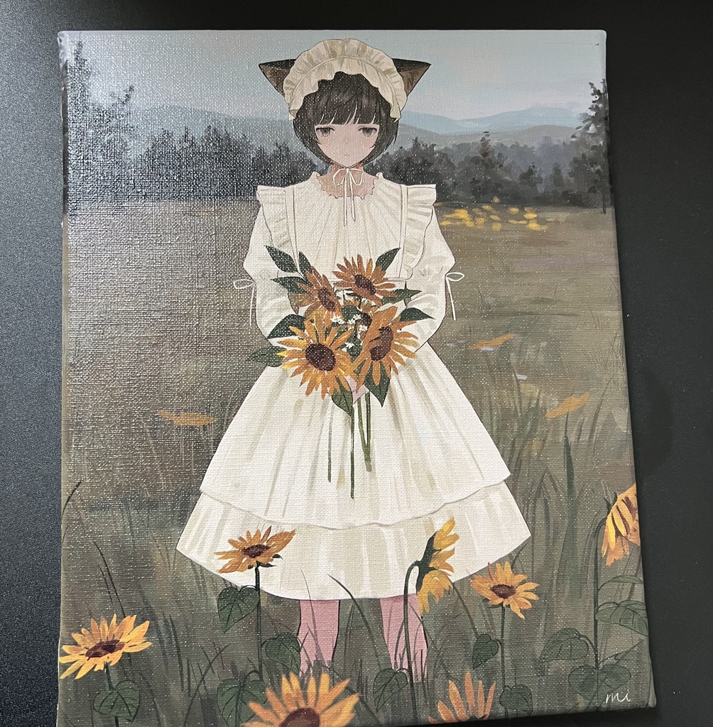 『あなただけを見つめる』F3キャンバスプリント