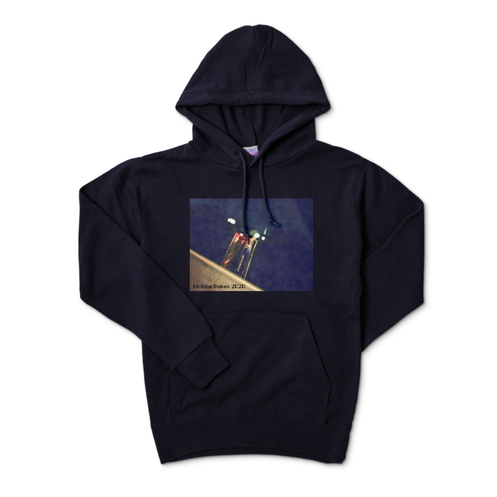 乾電池カップル パーカー