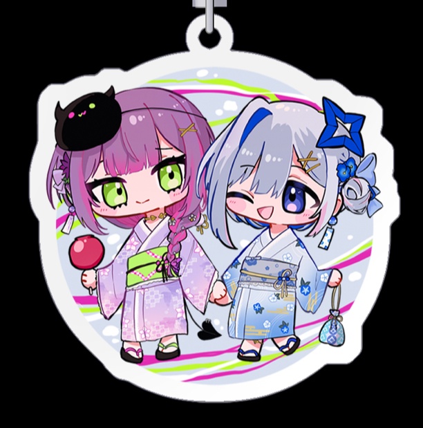 かなトワ夏祭りアクキー