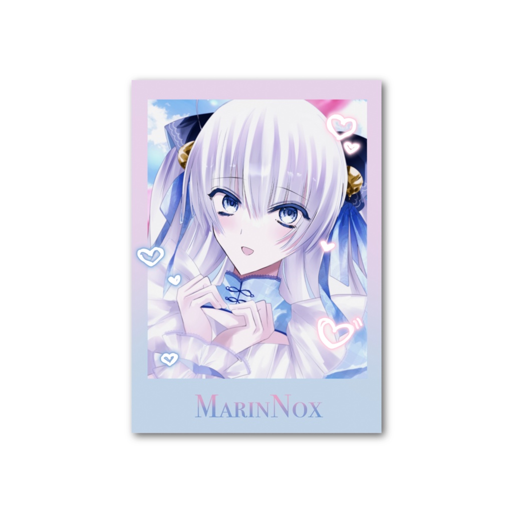 チェキ風カード　♡kokoro