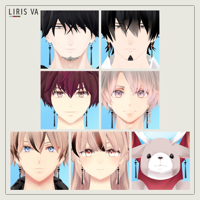和の色「タッセル風ピアス」#LIRISVA_shop