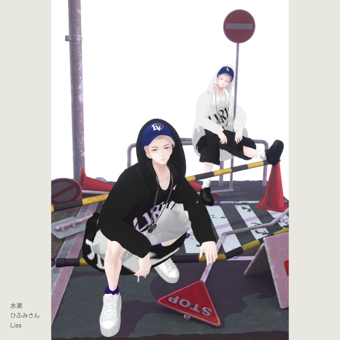 煙滅、楽、Noa、水瀬、彼方、Alué(PlusHead)|ストリートファッション|Street Fashion Set詰め合わせ #LIRISVA_shop