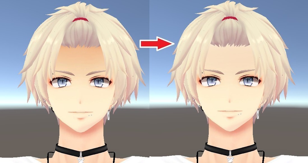 無料|楽くんのおでこの影をいい感じになじませるテクスチャ #LIRISVA_shop