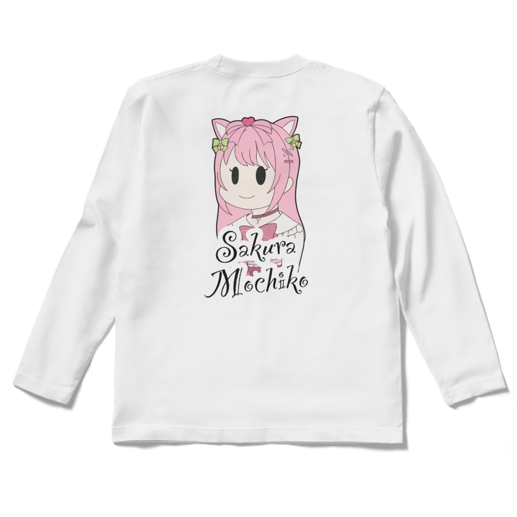 SDもちこ猫ワンピ両面ロンT