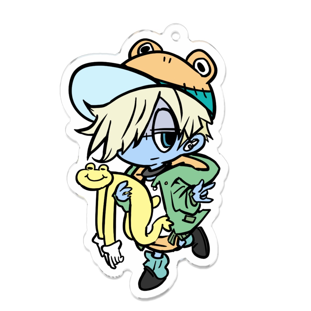 アクリルキーホルダー シュリケンゾンビ ナグネちゃん