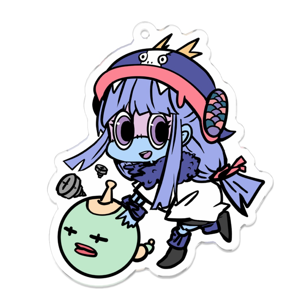 アクリルキーホルダー シュリケンゾンビ シュタイニーちゃん