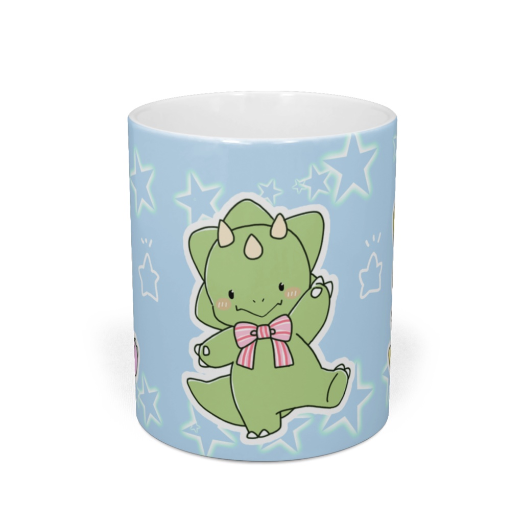 *ちっちゃなトリケラ☆3色マグ