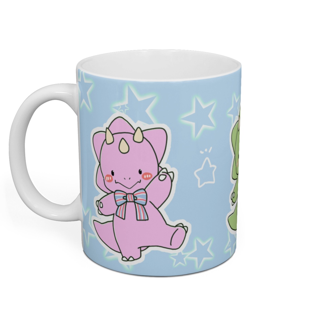 *ちっちゃなトリケラ☆3色マグ