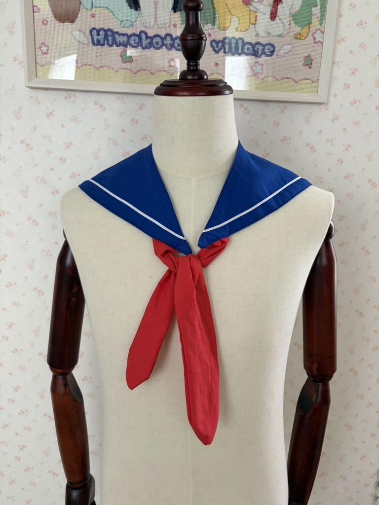*【特価】着ぐるみ用セーラーカラー☆ 紺×赤