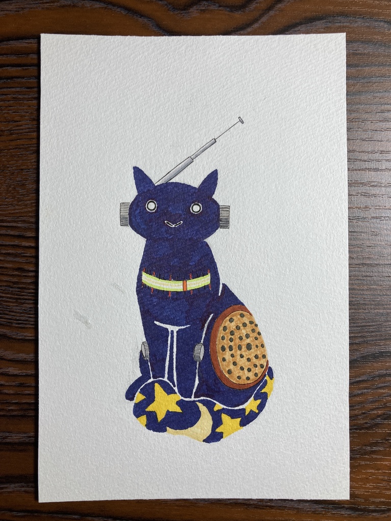 「ラジオ'sくん」※原画・額装なし