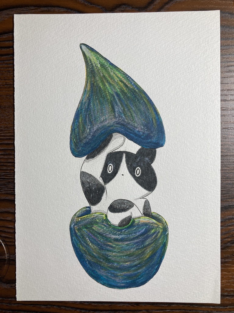 「涙の向こうに」※原画・額装なし