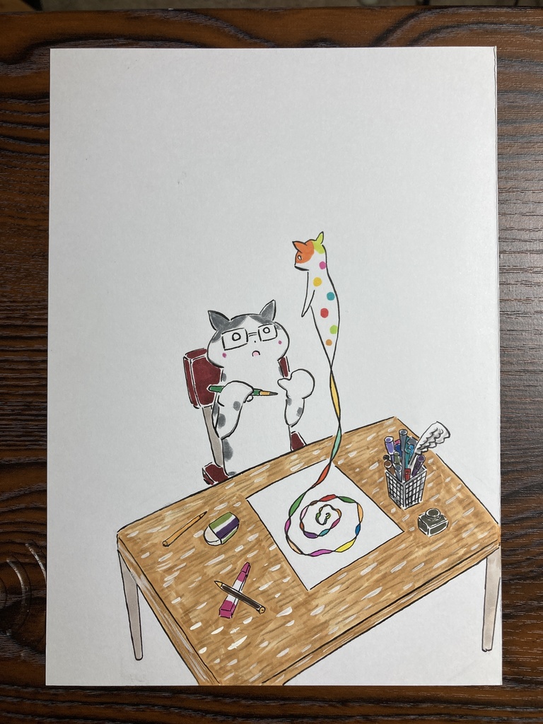 「物語のはじまり」※原画・額装なし