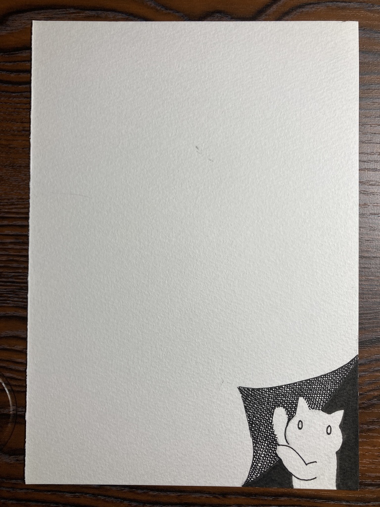 「描いてる？」※原画・額装なし