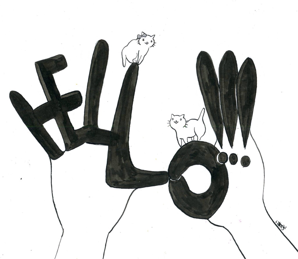 「ハロー‼︎!」