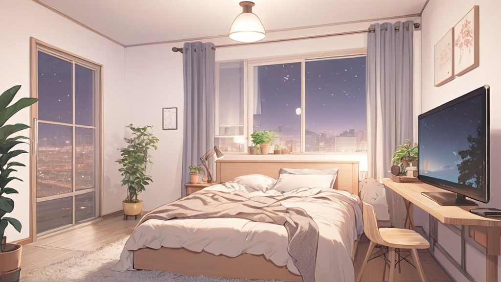 【AI生成】ちょっとおしゃれな一人暮らしの部屋素材集