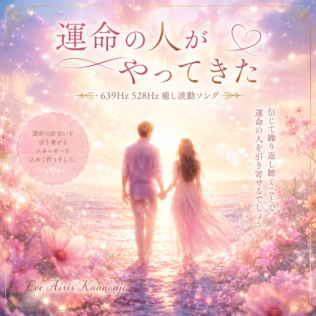 「運命の人がやってきた」 出会い引き寄せ波動ソング 定価¥800期間限定セール中