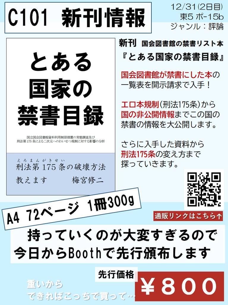 とある国家の禁書目録(C101頒布)