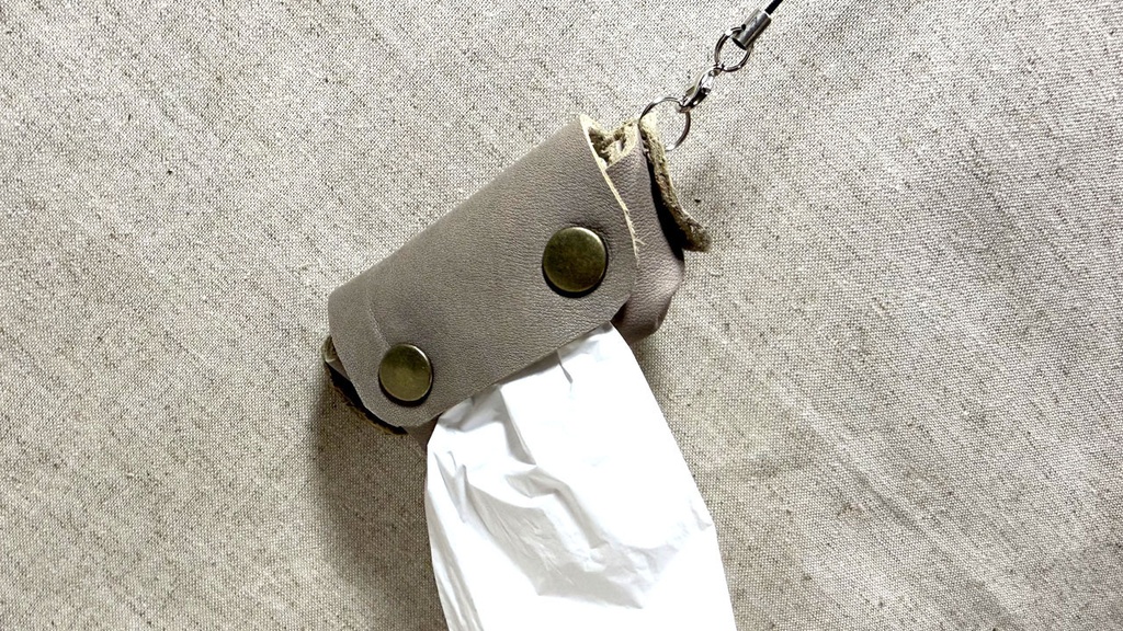 ロールビニール袋ホルダー型紙
