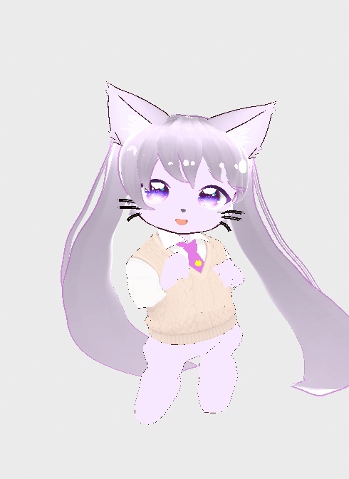 【Vroid製VRMモデル】ネコのミチコ - CROSS SHOP - 2/4