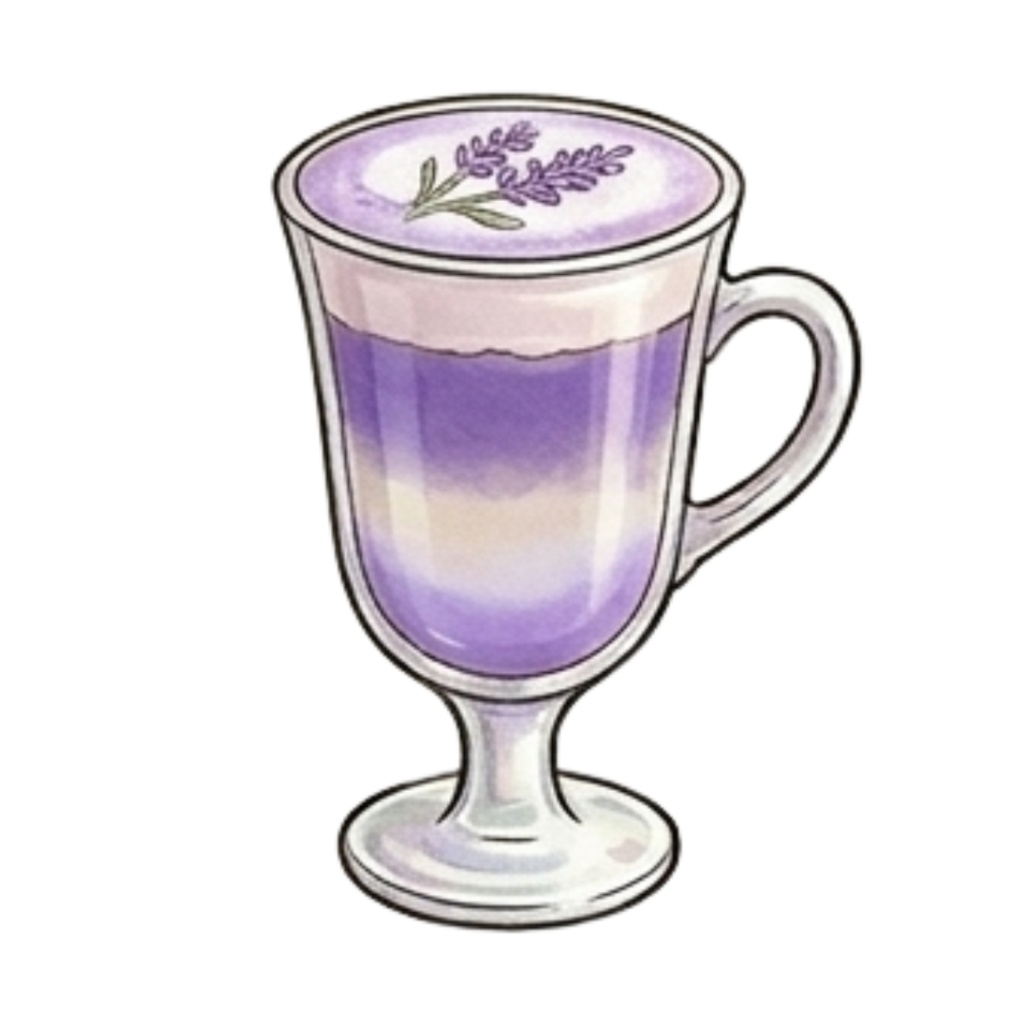 【32種類】お花とカフェのクリップアートセット(桜・ミモザ・ラベンダー・マーガレット)PNG素材