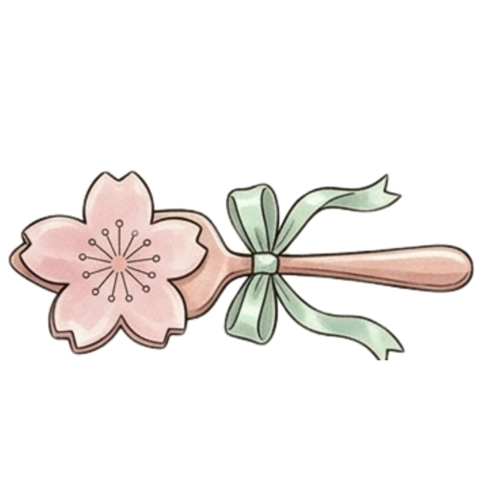 【32種類】お花とカフェのクリップアートセット(桜・ミモザ・ラベンダー・マーガレット)PNG素材