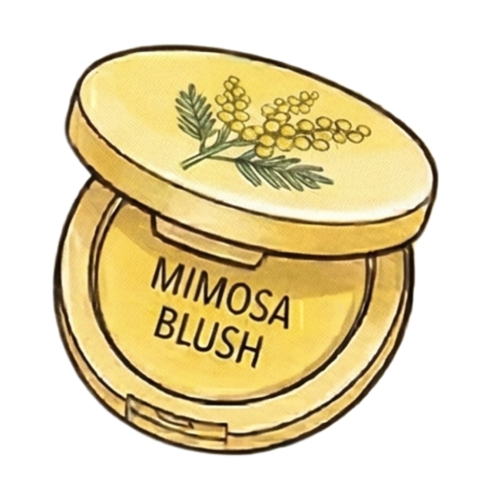 【32種類】お花とカフェのクリップアートセット(桜・ミモザ・ラベンダー・マーガレット)PNG素材