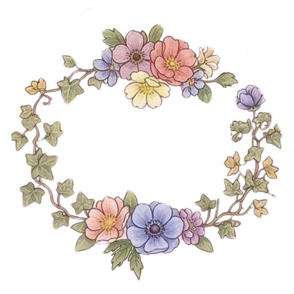 ティータイムと乙女の休息 - デジタルコラージュ用素材30種