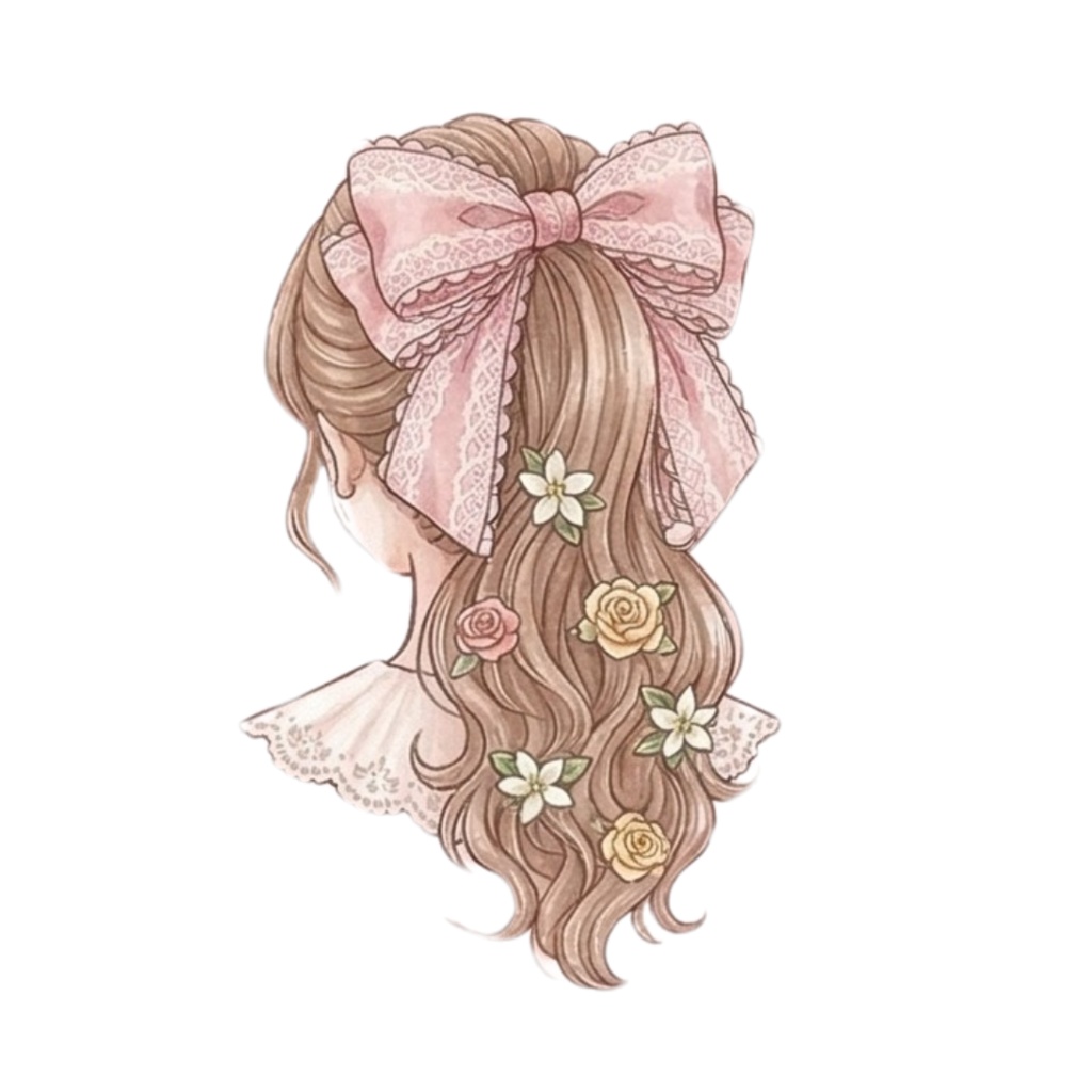 ティータイムと乙女の休息 - デジタルコラージュ用素材30種