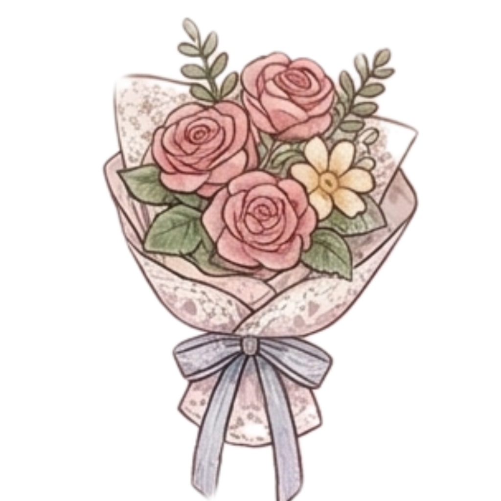 ティータイムと乙女の休息 - デジタルコラージュ用素材30種