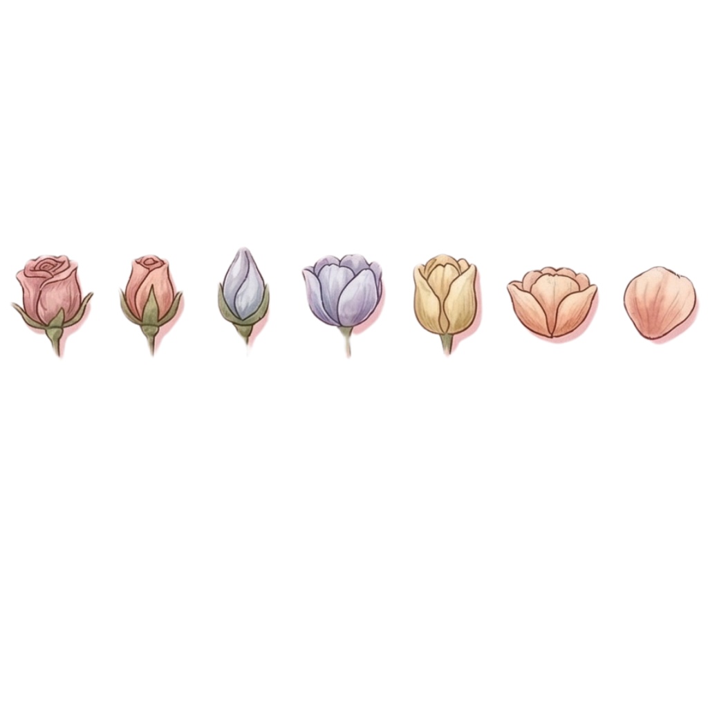 ティータイムと乙女の休息 - デジタルコラージュ用素材30種