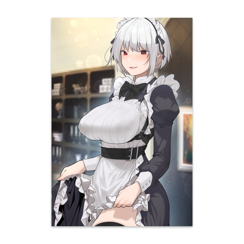 メイドさんのポストカード