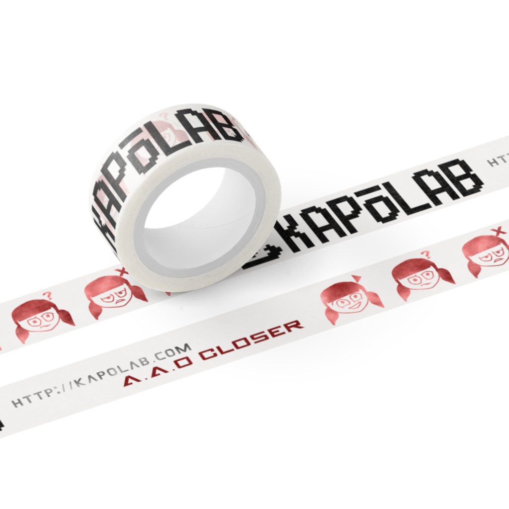 AAOクローサー完成記念マスキングテープ