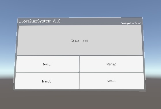 【無料】UJoinQuizSystem (UdonSharp)