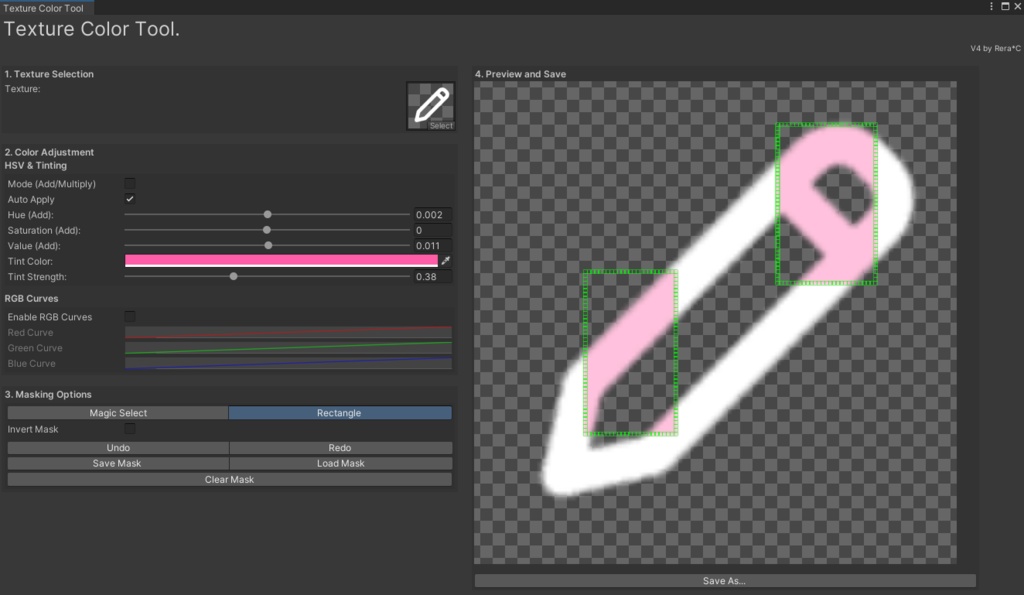 Texture Color Tool