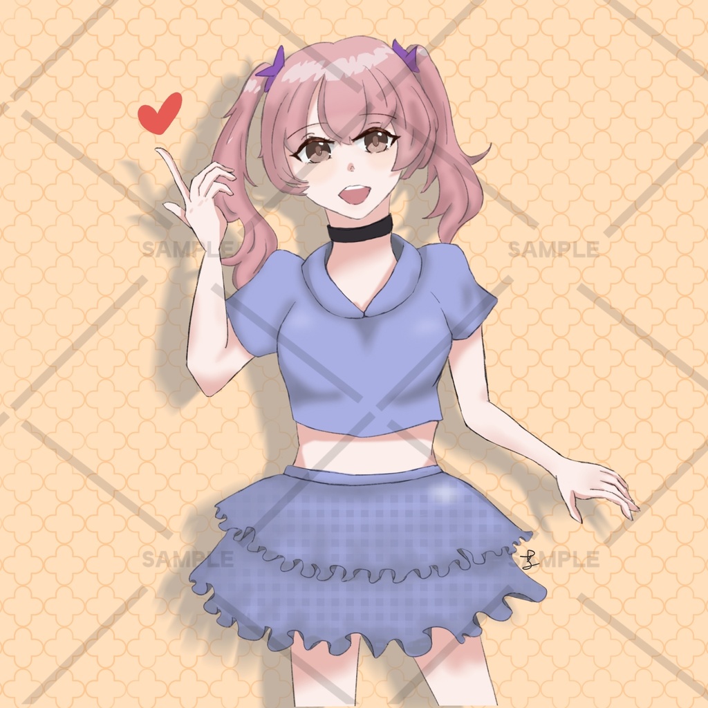オリジナル　手描きイラスト